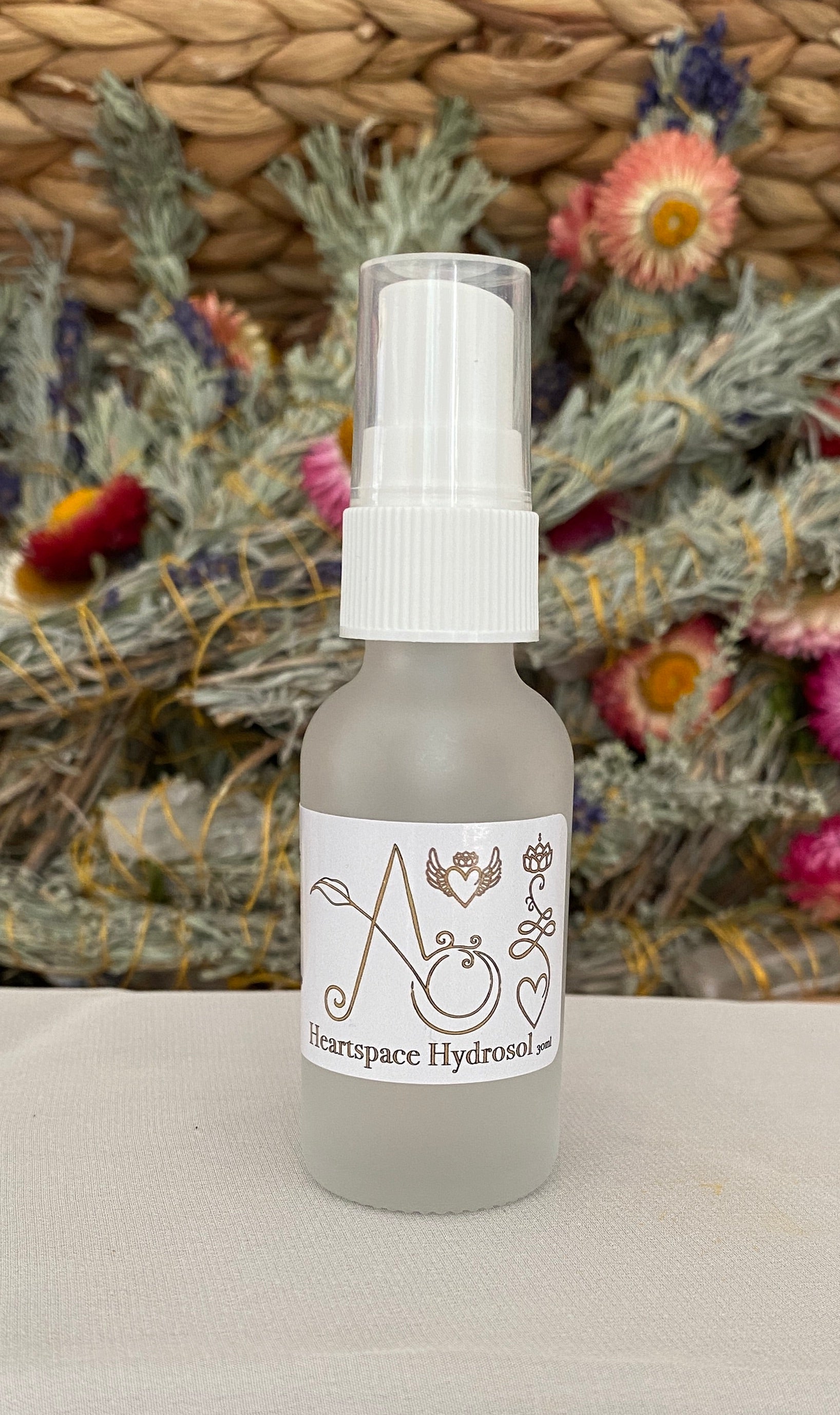 Heartspace Hydrosol, Gentle and Sweet Tri-Distillation of Lavender, Rose and Mock Orange